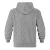 Stylish Men's Solid Color Fleece Hoodies Autumn Winter Vintage Drawstring Wool Hooded Sweatshirts Trendy Mens Long Sleeve Hoodie