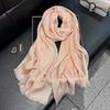Neuestes Luxus Böhmisches Hijab-Tuch Langer Muslimischer Schal Damen-Foulard Weicher Turban Kopfwickel Für Damen Stirnband Pashmina