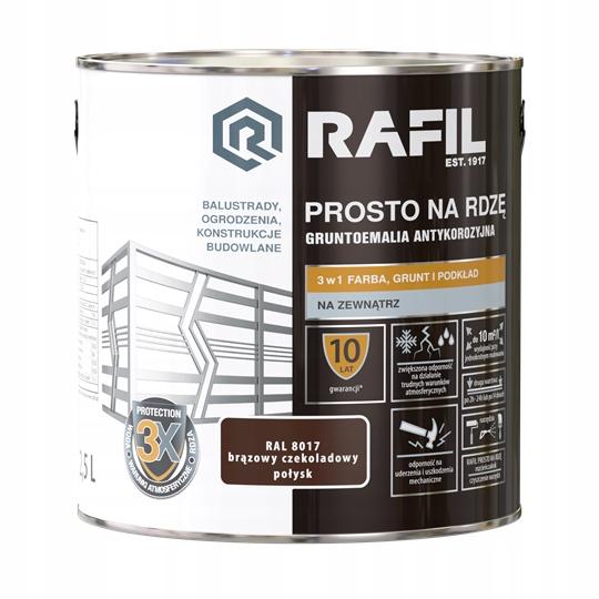 Rafil Anti-Corrosion Alkyd Paint 2.5 Ral8017 Gloss 1 Pc