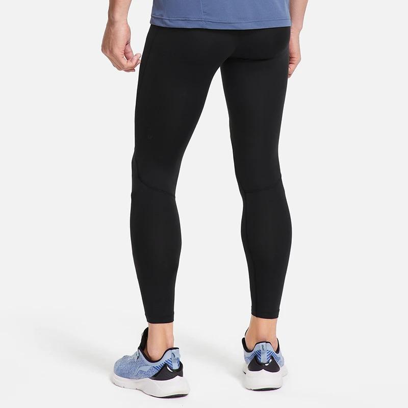 Li Ning Fitness Series Logo Print Straight Leg Sports Pants Men Bottoms Black AULT491-1