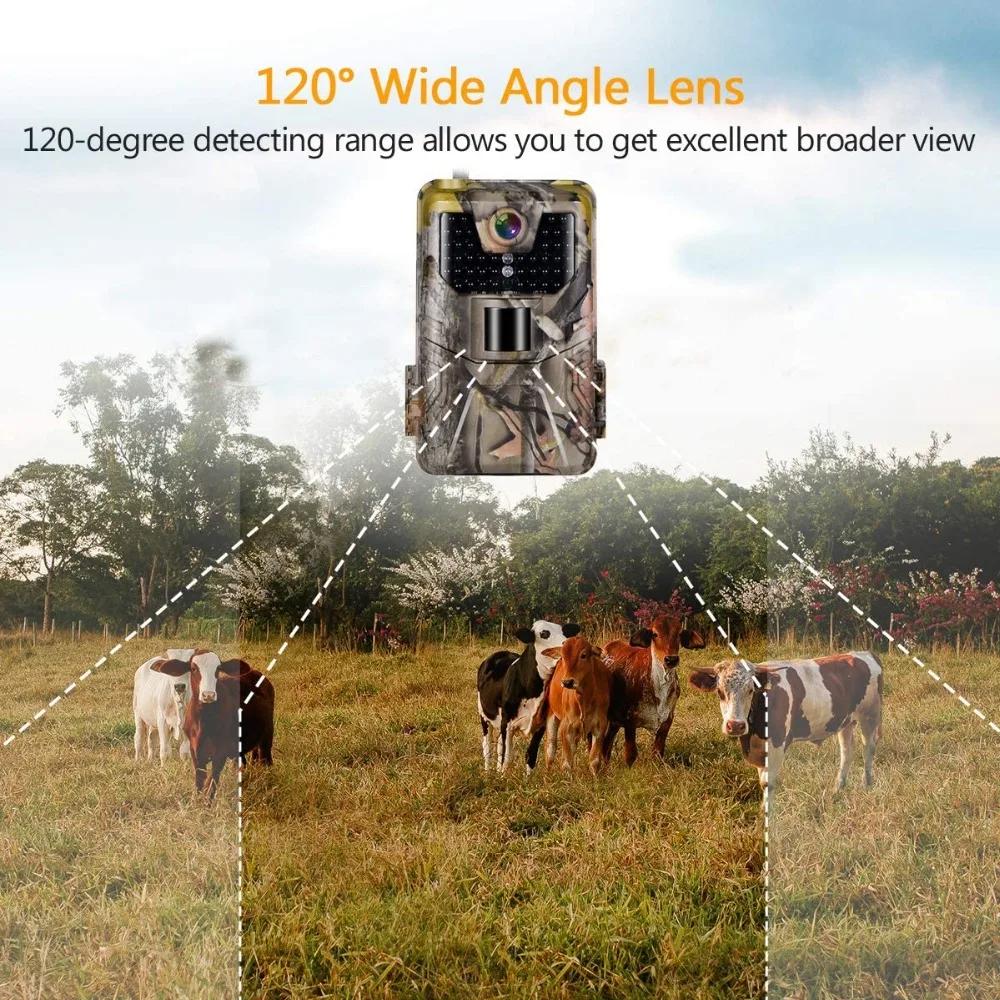 LS VISION WIFI Live Stream Trail Camera 4K 30MP APP Bluetooth Control Outdoor Hunting Cameras Night Vision WIFI900PRO Wildlife Surveillance