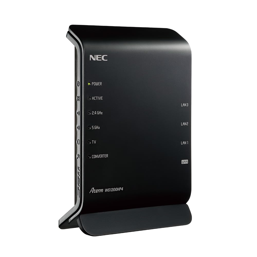 

NEC 11ac compatible wireless LAN router 867+300Mbps PA-WG1200HP4