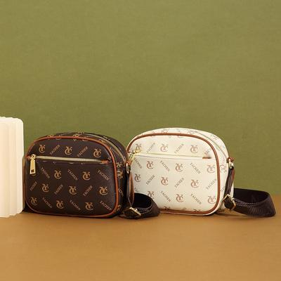 Bag Women's Summer Versatile New Trend High-end Soft Leather Multi-layer Shoulder Bag Messenger Bag Mobile Phone Bag