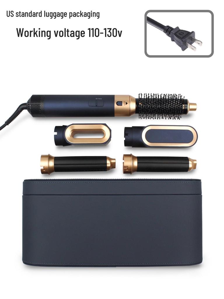 European and American Standard 5-in-1 Hair Styling Tool: High-Speed Dryer & Automatic Curler.