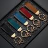 Color Block Figurine Metal Keychain: Stylish Men's & Women's Leather Accessory for Home, Motorcycle, and Car.