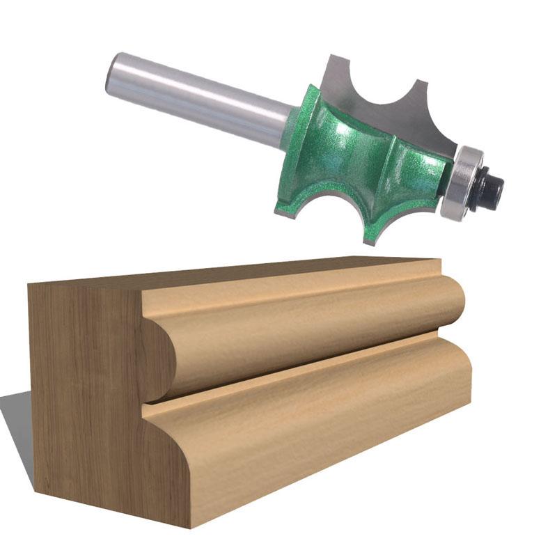 1/2pcs 8mm Shank Drawing Line Router Bit for Wood Woodworking Tools