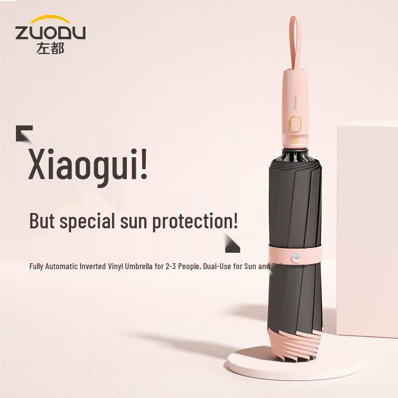 ZUODU Automatic UV Protection Travel Umbrella