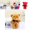 Adorable Teddy Bear Plush Toy Keychain Soft Stuffed Animal Doll Cute Gift