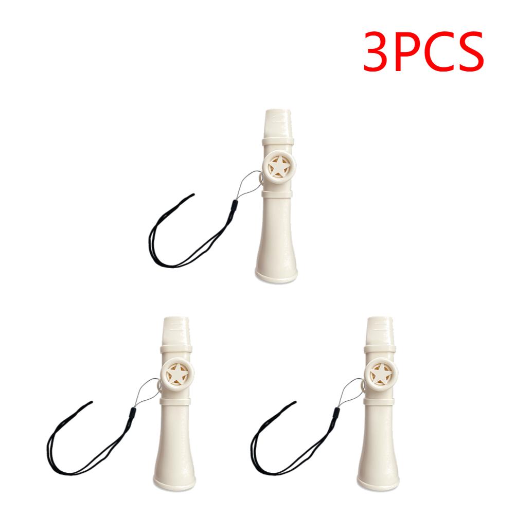 1-3 st musikinstrument med snodd Rolig musikalisk visselpipa Plastdudu Munstycke Flöjt för barn och vuxna