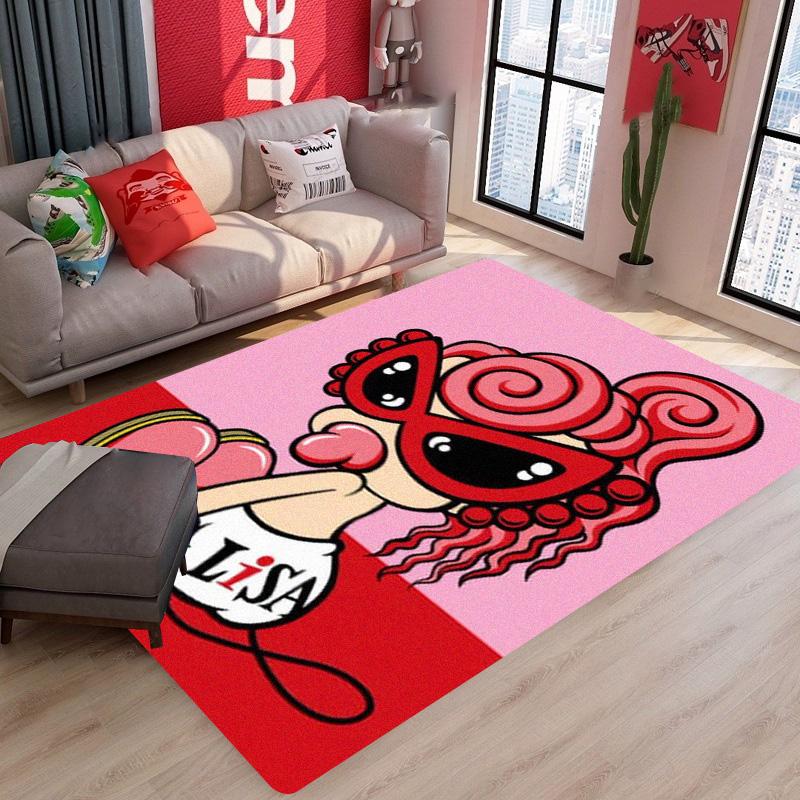 Japan Fashion H-hysteric Mini Carpet Floor Mat Bathroom Kid Room Bedroom Decoration Balcony Anti-Slip Doormat Living Room Rugs