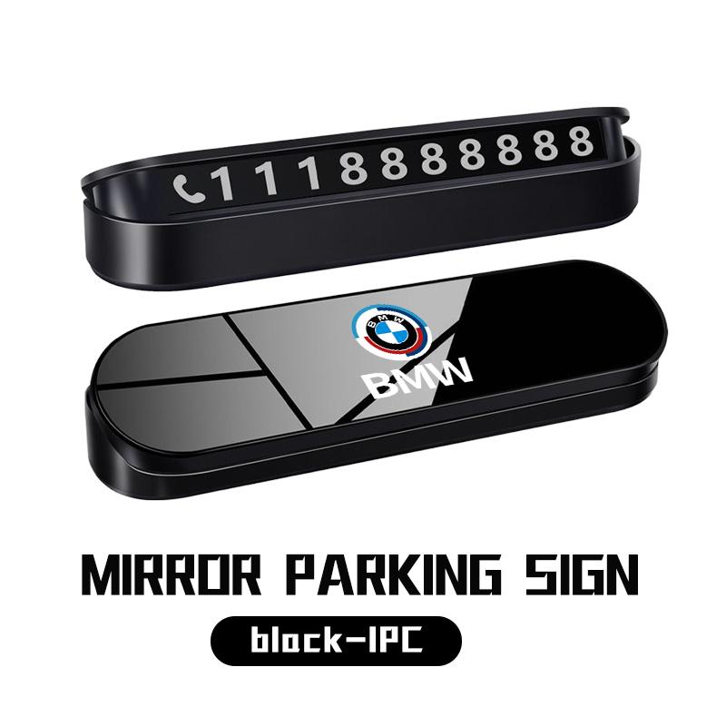

Car Styling Temporary Parking Card Plate Phone Number Auto Decoration Accessories For BMW M M2 M3 M4 M5 M6 E46 E90 E60 F30 E39