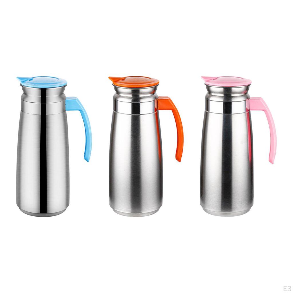 1,3 l Edelstahl-Wasserkrug für kalte Getränke mit Griff