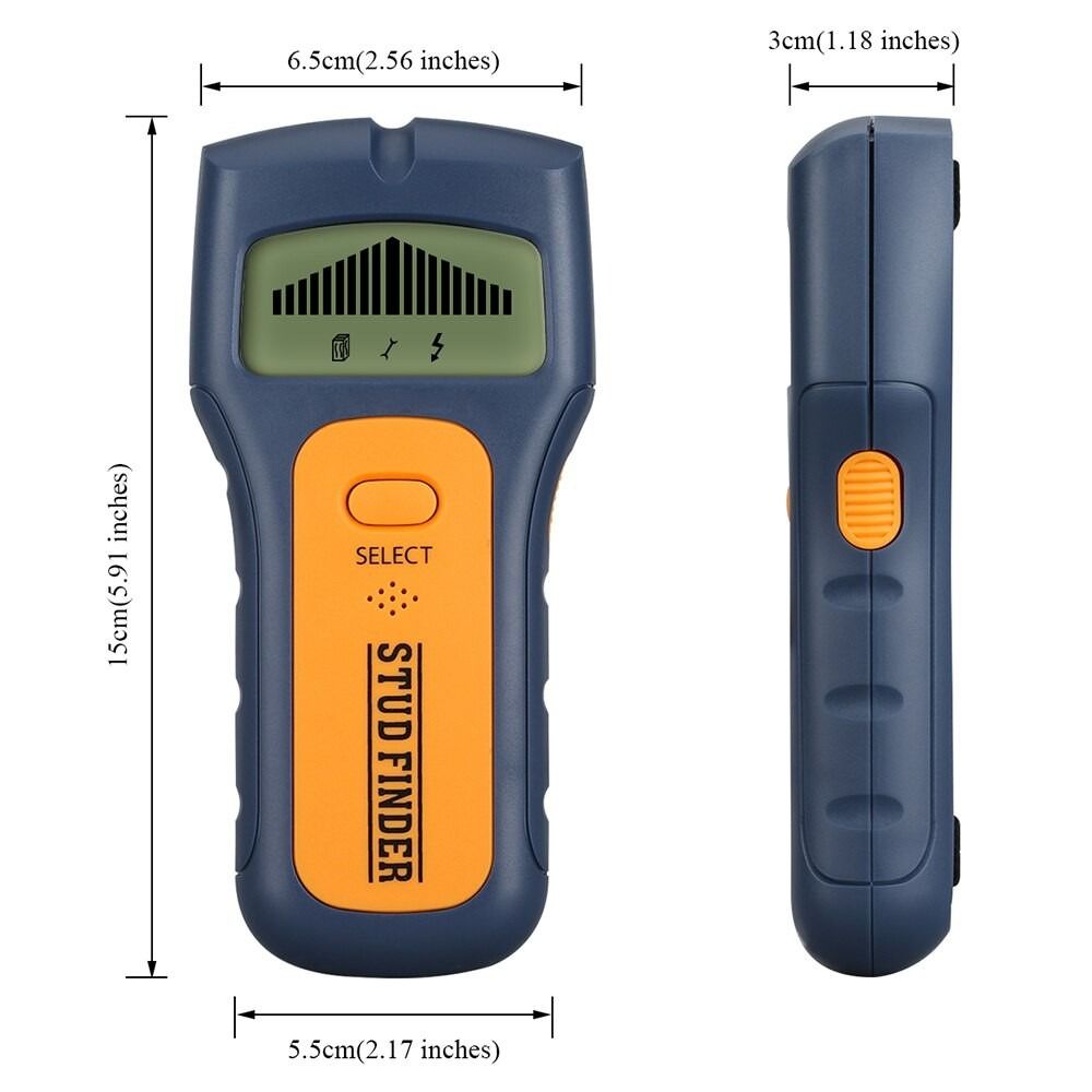 Multifunction Stud Finder AC Voltage Metal Detector  Wooden Pillar Voltage Density Detection