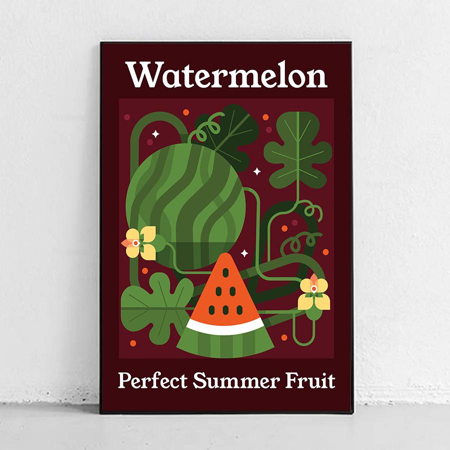 Fruit Market Strawberry Lemon Orange Banana Cherry Wall Art Nordic Posters Pictures For Living Room Decor Canvas Prints Painting
