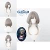 Genshin Impact Sandrone Cosplay Wig Gradient Short Hairpiece