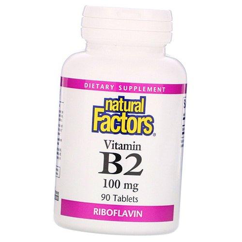 

Рибофлавин, Vitamin B2 100, Natural Factors 90таб (36406024) 90tab
