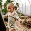 LELE JOVE Nordic Infant Ruffle Doll Collar Bodysuit