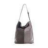 Cuco Two-Tone Mouton-Style Shoulder BagA4 Size, 2453111057, D Gray (392)