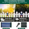 Ultrasonic bird repeller waterproof pigeon deterrent with powerful LED flashing pest controller, suitable for gardens