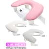 Lightweight Manicure Hand Support Armrest Pillow Slanted Wrist Rest Durability PU Material Easy Cleaning for Nail Work