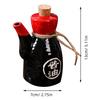 Japanese Style Ceramic Soy Sauce Bottle Home Seasoning Jar Corrosion Resistant Kitchen Oil Pot Premium Condiment Dispenser