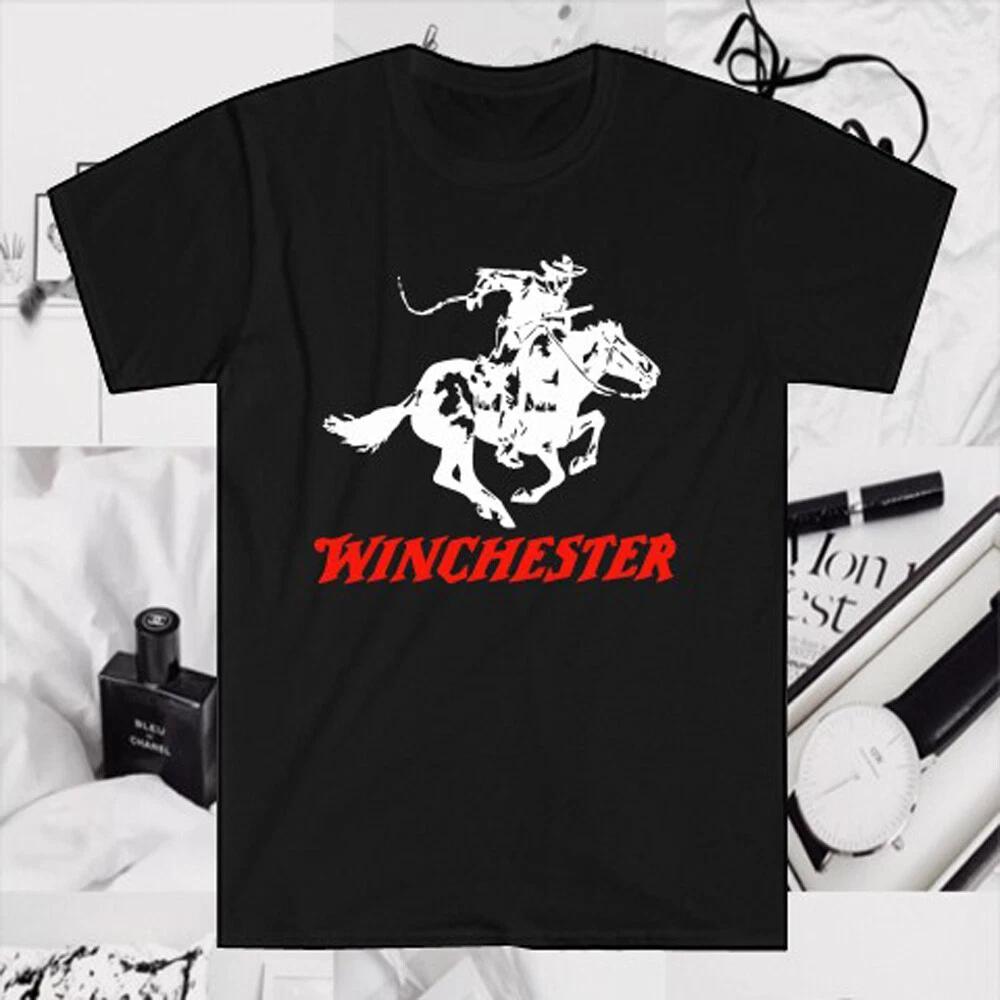 Winchester Guns Pistols Rifles Firearms Men s Black Size S to 5XL 3XL