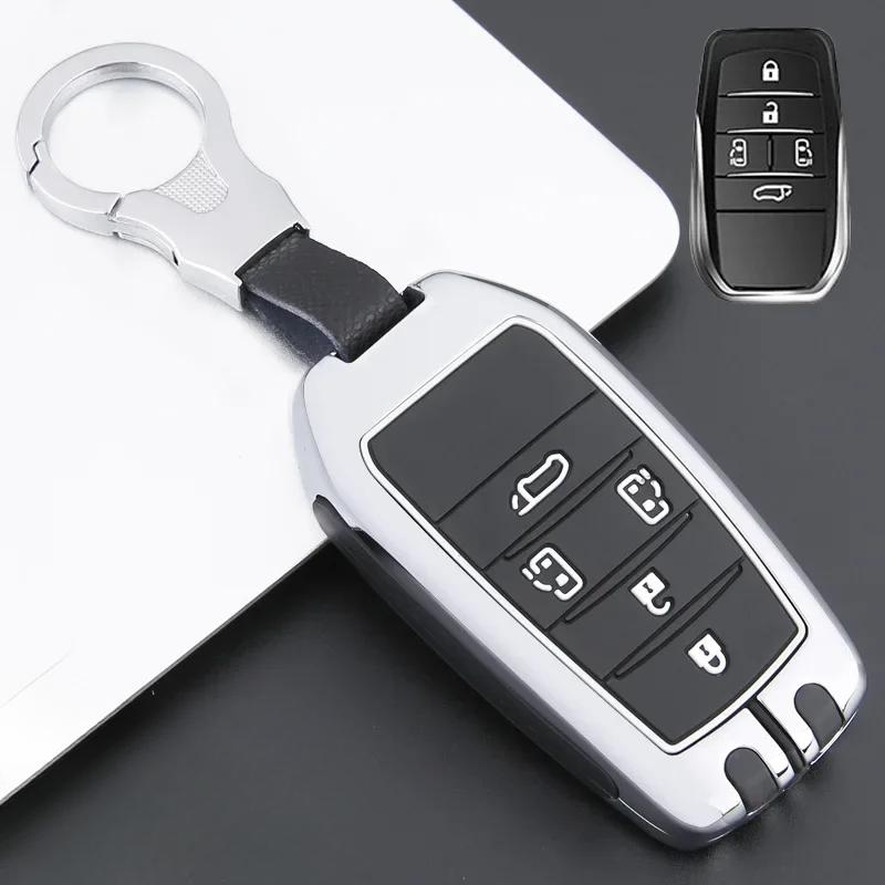 Car Key Case Cover for Toyota Avalon Camry RAV4 Prius CHR C-HR Corolla Land Cruiser Prado Auris Avensis Verso Yaris QG5