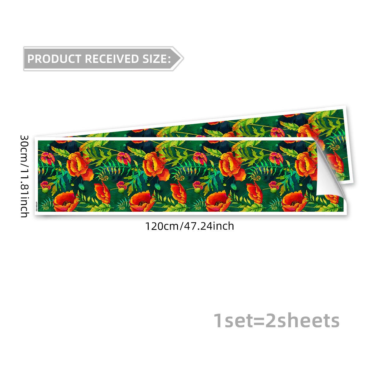 

Dg11003 Креативная яркая ретро-цветочная статическая наклейка на окно Спальня Гостиная Дом Фон Декоративная наклейка на стену