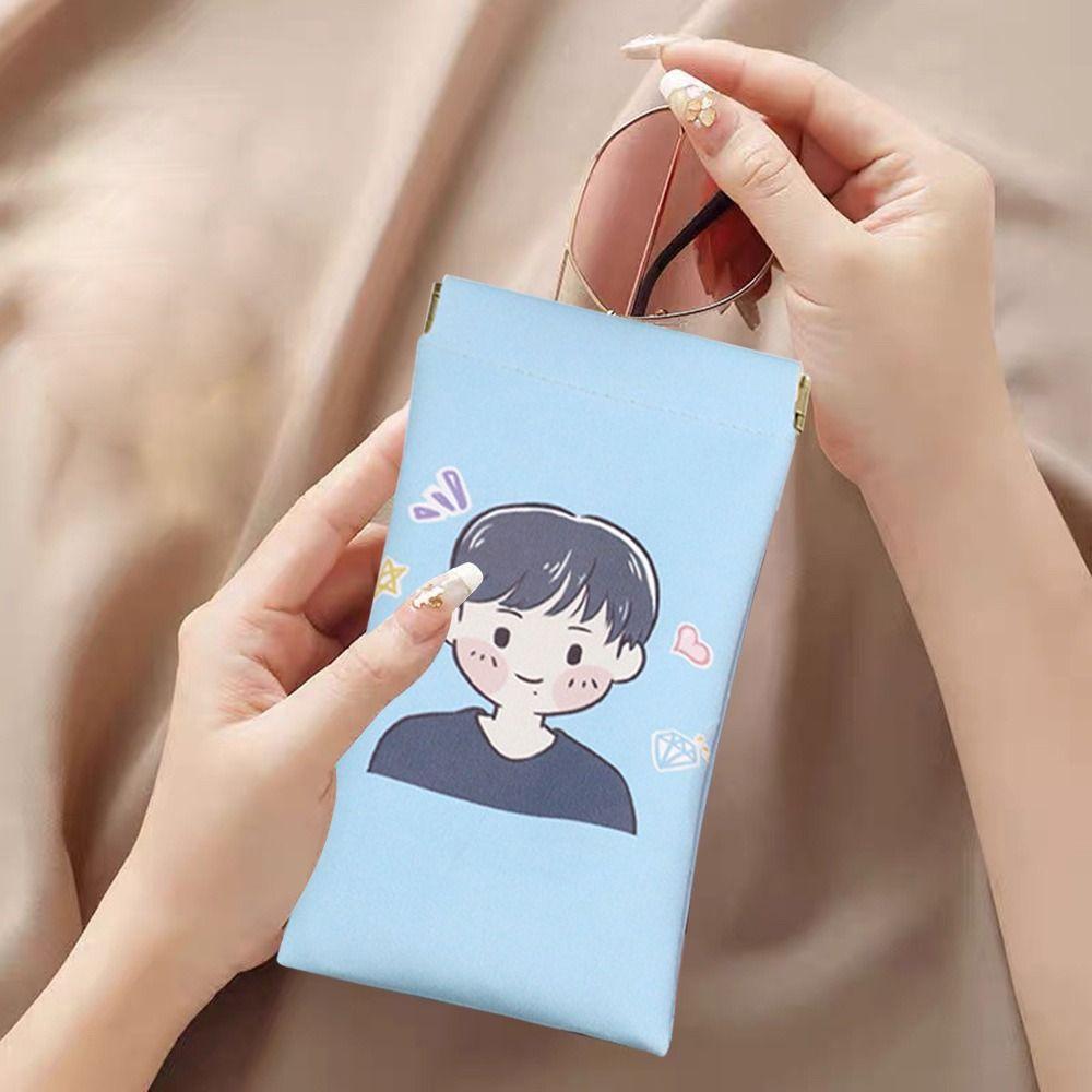 Cute Reading Eyewear Case Portable Eyewear Protector Glasses Holder Glasses Box Students