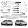 Compatible Exterior Accessories for 2017-2022 Tiguan: Rearview Mirror, Door Handle, Rear Guard Plate, Taillight Cover, Fuel Tank Cap.