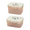 Sturdy Plastic First Aid Organizers With Two Compartments Portable For Emergencys Medicine Storage In Travel