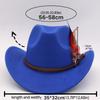 Décorations Plumes Classiques pour Déguisement Chapeau Fedora Fedora à Bord Relevé Chapeau Haut-de-forme Panama Laine Chapeau Haut de Forme Laine Hommes Femmes