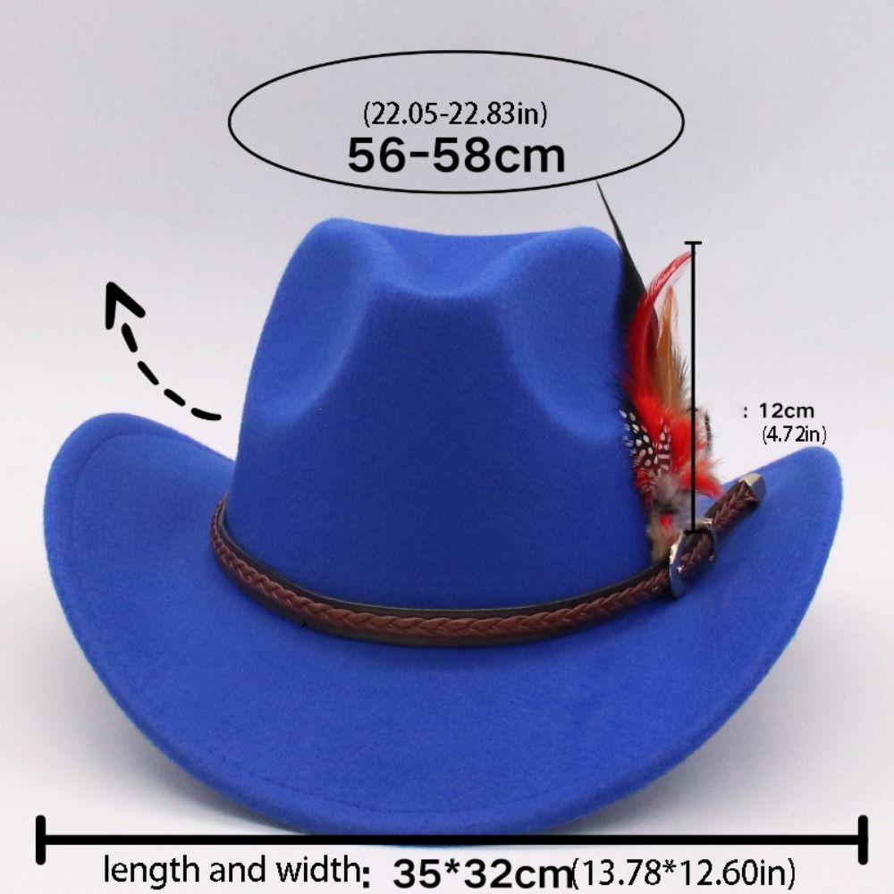 Décorations Plumes Classiques pour Déguisement Chapeau Fedora Fedora à Bord Relevé Chapeau Haut-de-forme Panama Laine Chapeau Haut de Forme Laine Hommes Femmes