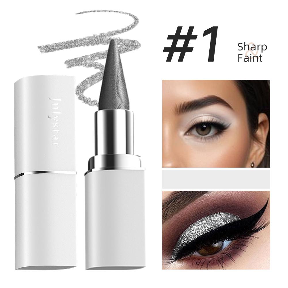 Four Color  Eyeliner Julystar Waterproof  - Darkest Black