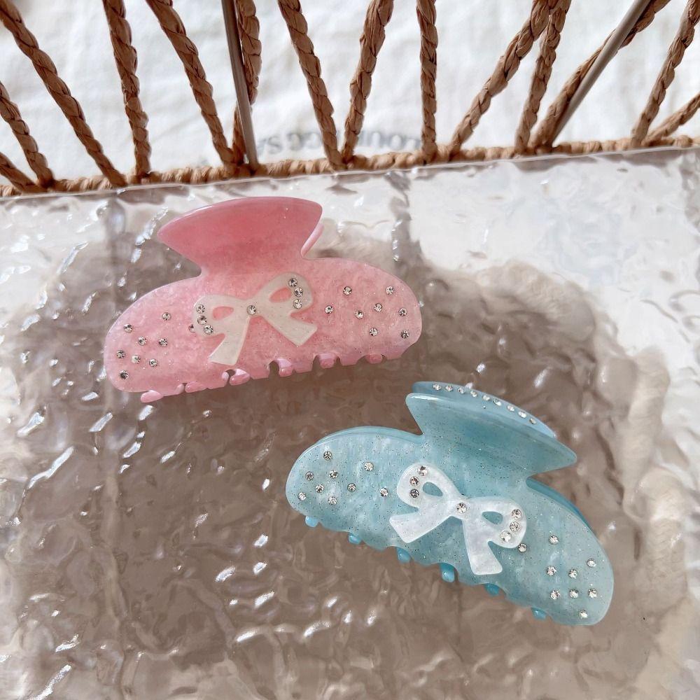 Acrylic Strong Hold Claw Clips Bow Hair Clips New Hair Claw Clips  for Women