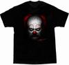 Creepy Evil Clown Horror Movie Scary Halloween Gift T Shirt 100% Cotton Short Sleeve O-Neck Casual T-shirts Loose Top Size S-3XL