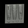 Vintage Porcelain Vase 3D Silicone Nail Mold For Nail Charms Diy Nail Art Decorations Soft Stamping Mold Manicure Design Tools