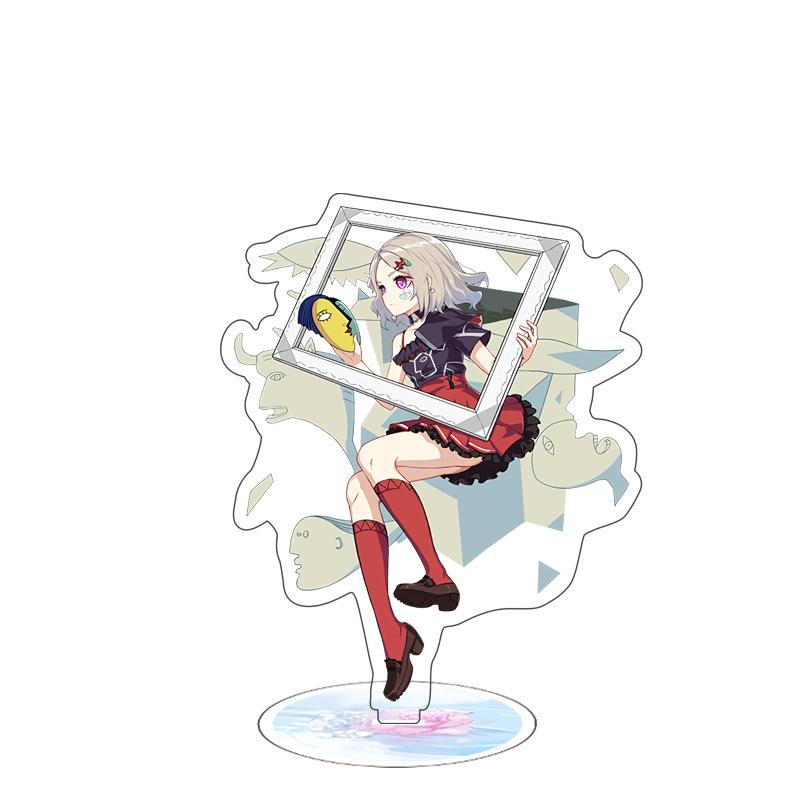 Game Anime Mobile Surroundings Model Acrylic Figure Stand Painted Desk Decor Ornament Gift
