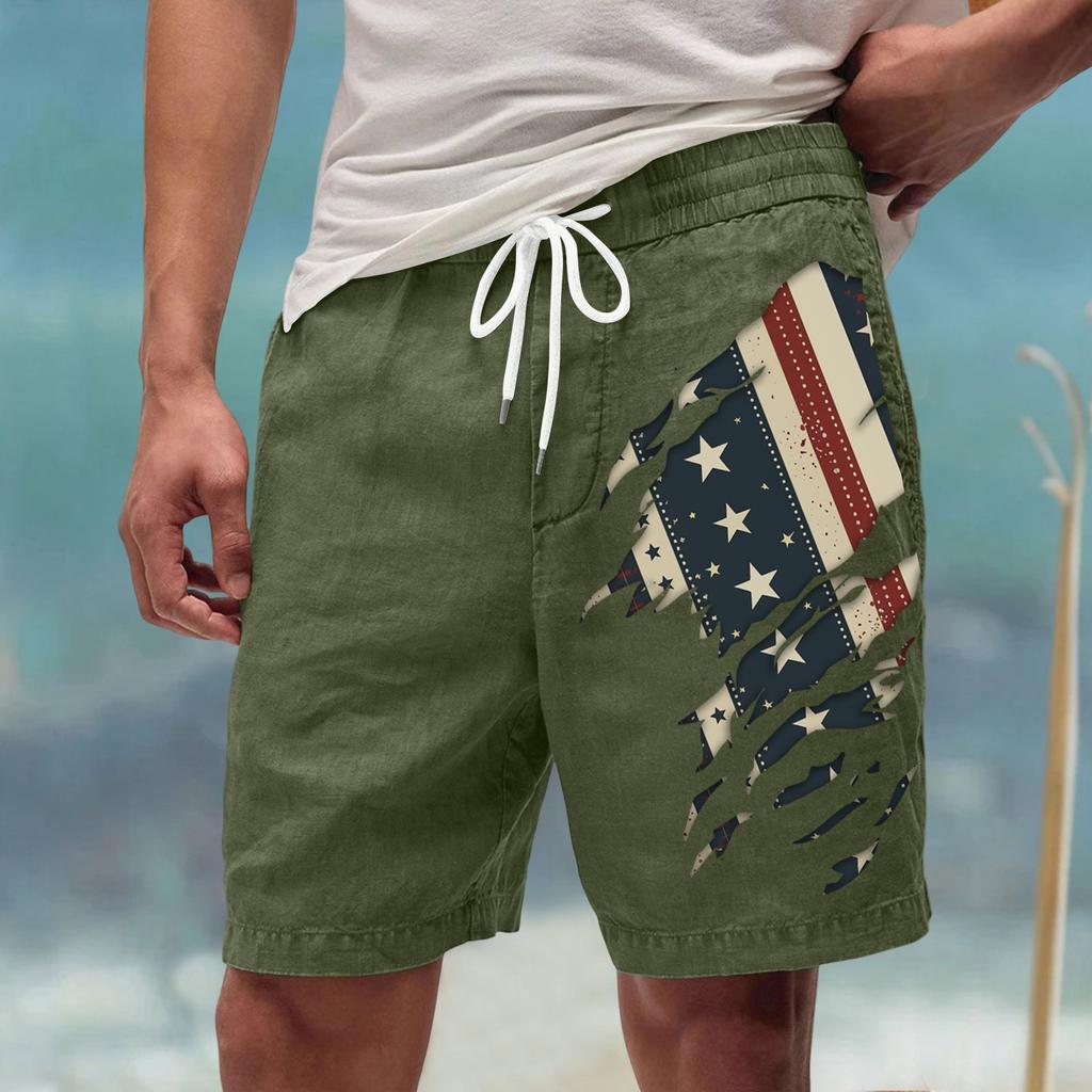Pantalones Deportivos Holgados Casuales de Verano para Hombre Pantalones Cortos de Playa Grandes