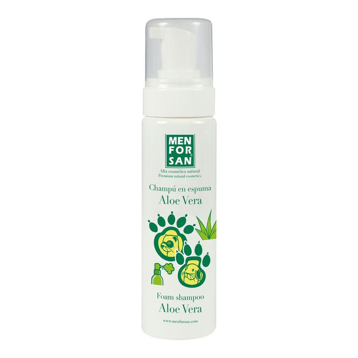 

Menforsan Foam Aloe Vera Шампунь от грызунов для хорьков 200 мл TU прозрачный