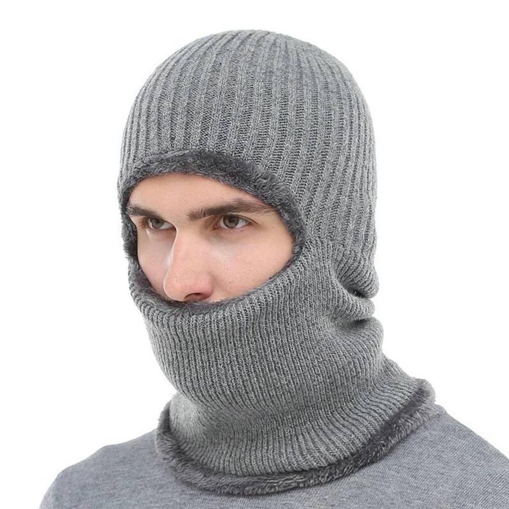 Unisex Winter Knitted Hat, Scarf, & Gloves Set - Fleece-Lined Wool