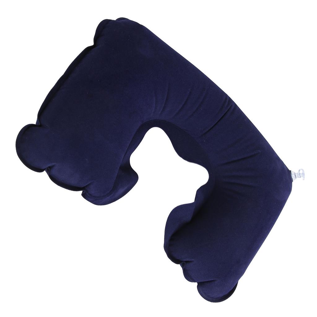 Portable Travel Kit Inflatable Neck Pillow Eye Cover Earplugs Business Trip Set for Planes Cars Trains