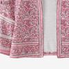 ZANZEA Womens Casual Open Front Loose Half Sleeve Bohemian Print Cardigan Cover Up Blouse