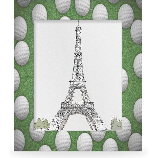 Фоторамка 5x7 с отверстием для мяча для гольфа Спортивная фоторамка для настенного и настольного размещения Деревянная фоторамка для фотографий Декор для дома 4*6