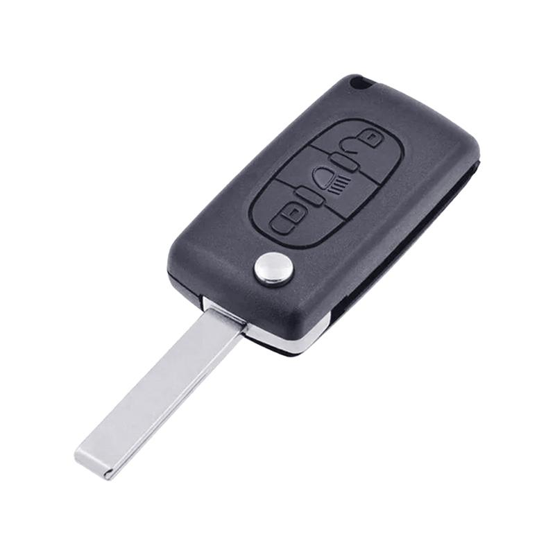 3 Buttons Folding Remote Key Fob Shell Case with Blade Fit for Citroen C2 C4 C5 C6 C8 Xsara Picasso Peugeot 307 407 308 408