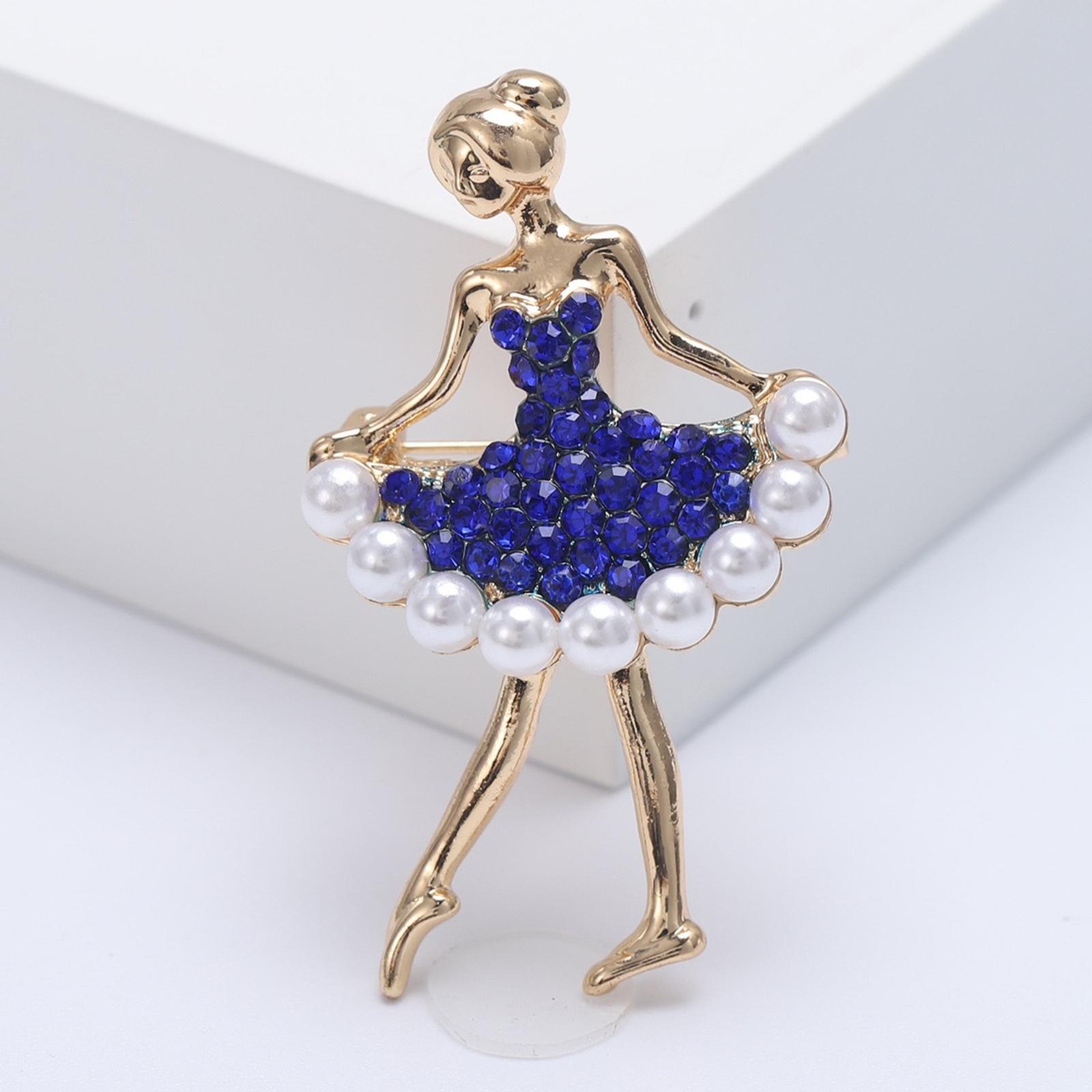 

Girl s Brooch With Diamonds, Ballet Dance, Girl s Brooch, Women s Coat Accessories One Size жовтий