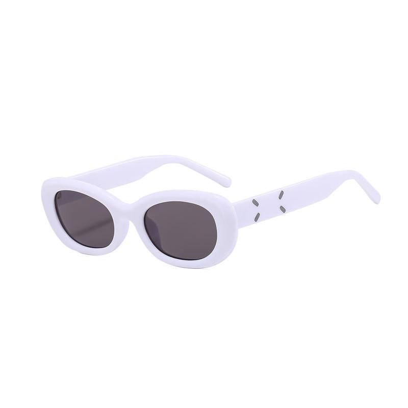 High-quality Pc Material Oval Frame Sunglasses With Uv400 Protection StyleI