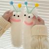 Fuzzy Silly Socks Funny Fluffy Cartoon Socks with Eyes Cute Winter Sleeping Socks for Women Girls Boys Men Indoor Lounging