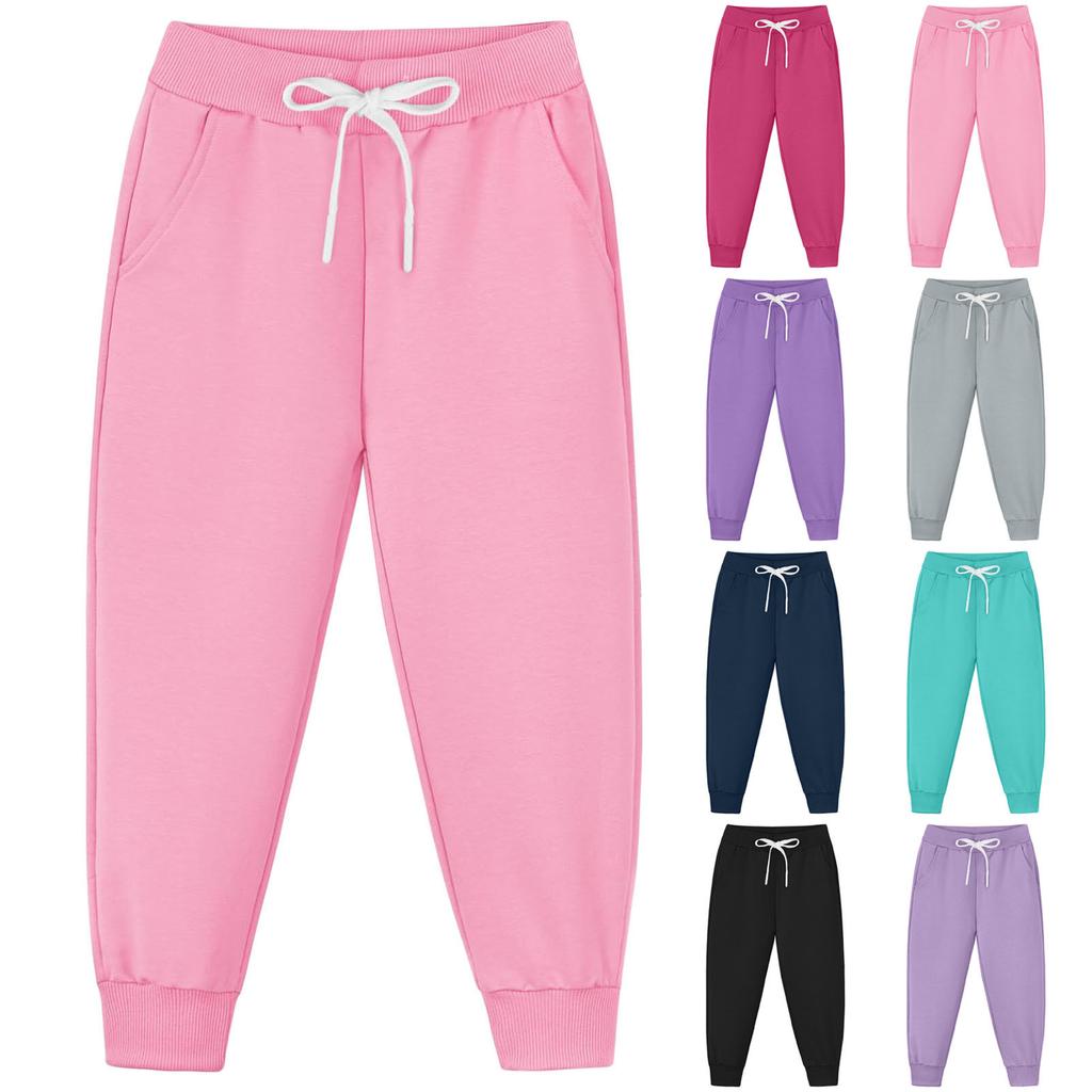 Children's Fashionable And Casual Leg Tied Multi Pocket Pants