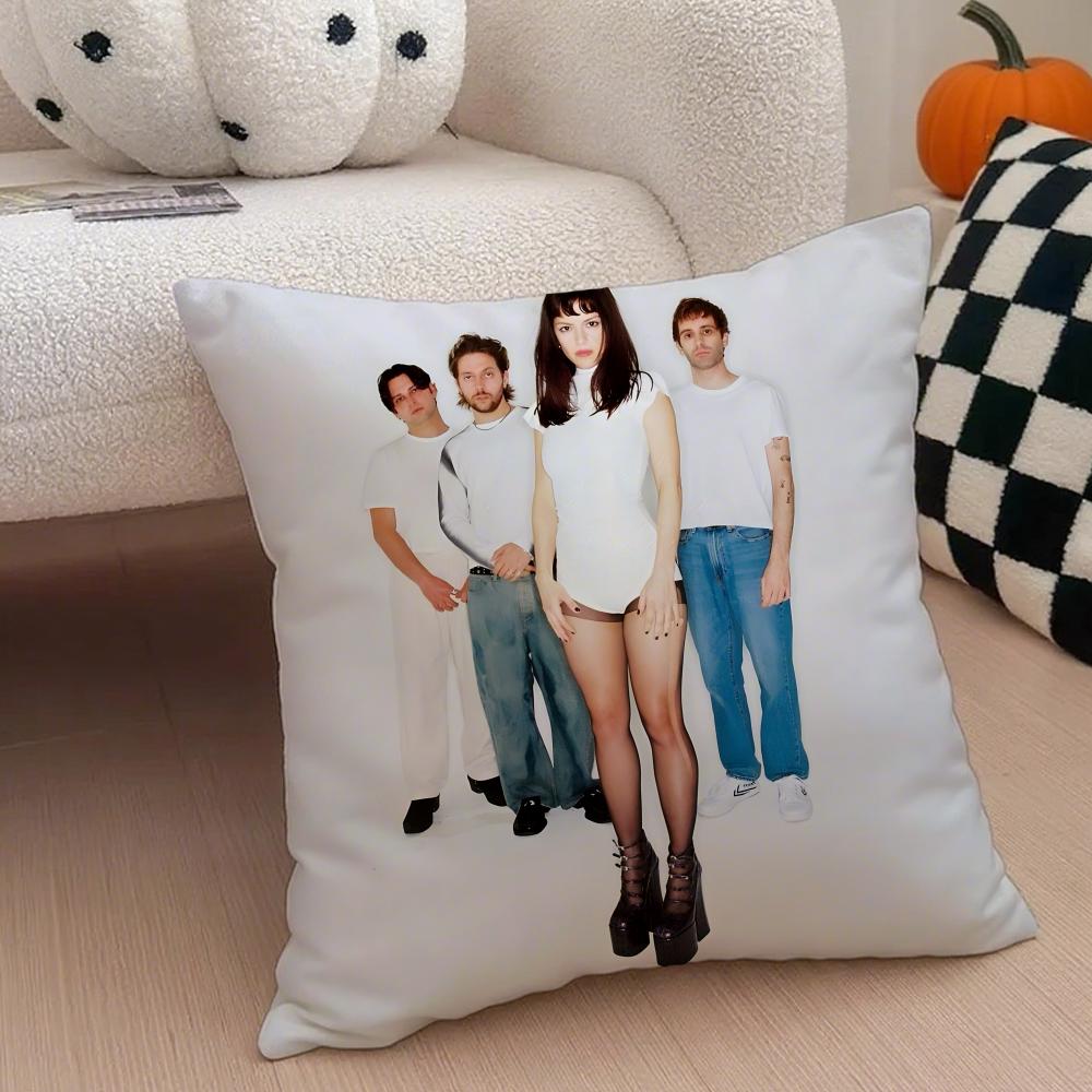Singer THE MMARIAS Cushion Cover Throw Pillow Cover Hidden Button Durable Polyester Chair Cushion 30X30cm